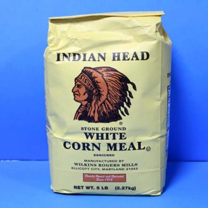 INDIAN HEAD WHITE CORN MEAL 5LBS