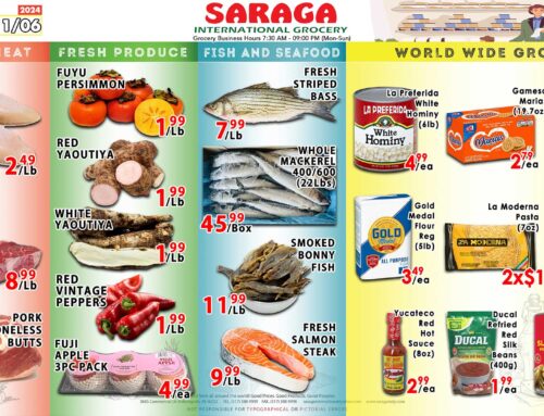 Saraga West Weekly Specials