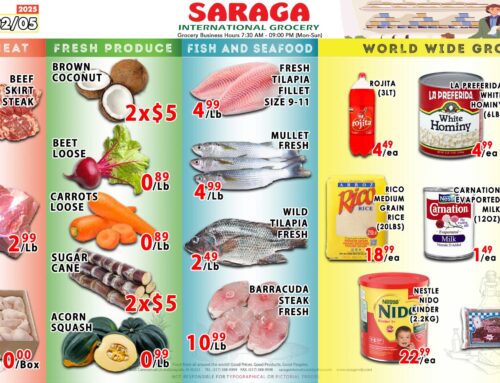 Saraga West Weekly Specials