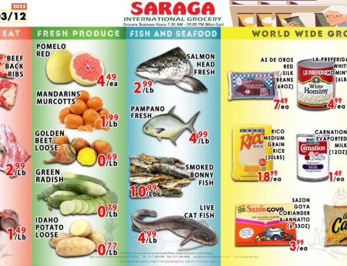 Saraga West Weekly Specials